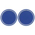 thumbnail image 2 of 2Pcs Car Diamond Cup Mat Bottle Seat Cushion Non-Slip Silicone Cushion, 2 of 9