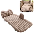 thumbnail image 3 of Graflsoa Matelas de Voyage Gonflable Jaune avec Oreillers Pneumatiques pour le Camping, la Randonnée et les Road Trips - Flanellette et PVC Durables, Résistant à l'Eau, Conception Ergonomique, Anti-Fuite, Charge Max 180 kg, 3 of 6