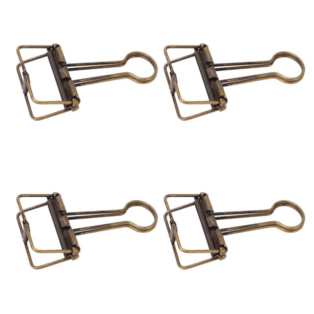 50Pcs Metal Clips Hollow Design Strong Clamping Force Long Service Life Versatile, For Document Organization