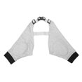 thumbnail image 1 of Dog Recovery Front Legs Sleeve, Cotton Pad Breathable Polyester Spring Webbing Dog Elbow Brace  For Arthritis Gray Black L, 1 of 8