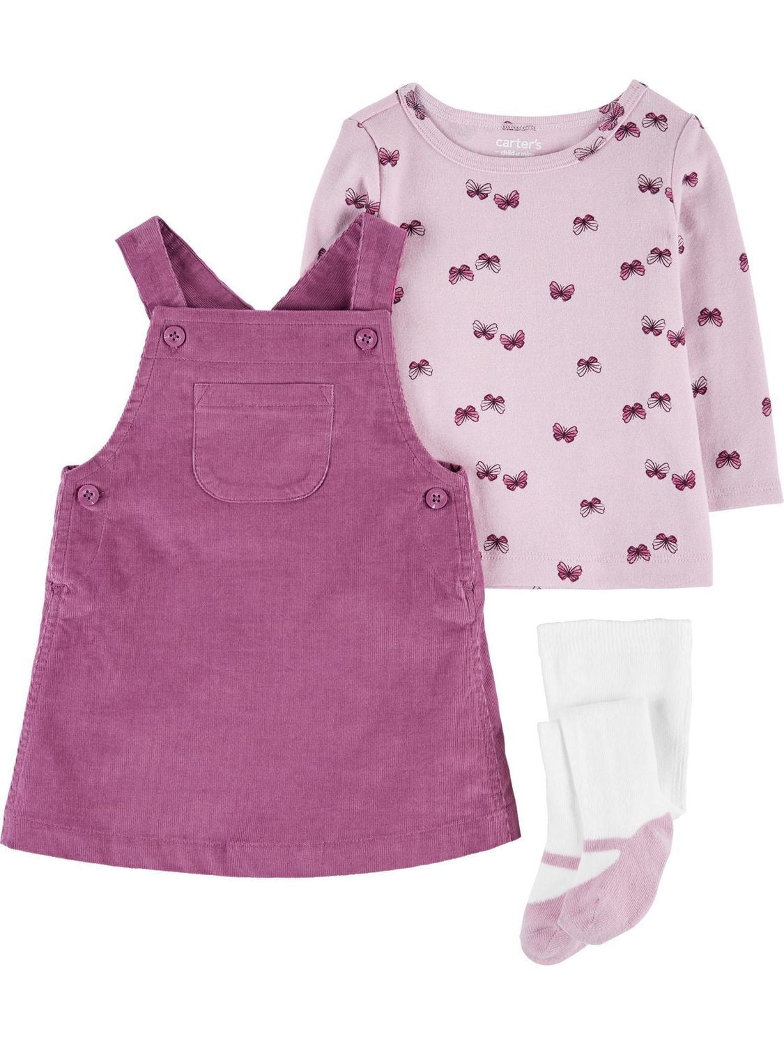Carter's Child of Mine Ensemble de pull-overs pour bébés filles - Papillon violet
