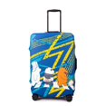 thumbnail image 1 of Housse de Protection pour Valise à Roulettes, Housse de Valise Élastique 3D Dessin Animé, Housse de Protection pour Valise 19-32 Pouces, Accessoires de Voyage, D3 m, 1 of 6