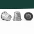 thumbnail image 4 of DIY Knitting and Manual Sewing Tool Set for Craft Enthusiasts 10pcs Plated Metal Thimble Cap for Needlework and Thread Work Hobby Accessories, 4 of 8