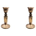thumbnail image 4 of Thinsony Pillar Candle Holder Candlelight Home Decor Party for Dining Christmas Bronze Type B 2Set, 4 of 6