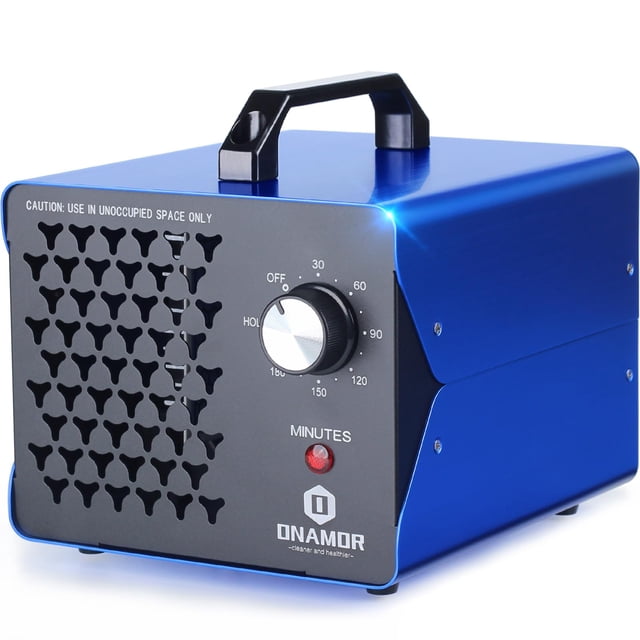 ONAMOR Ozone Generator 88,000mg - Ozone Machine for Home, Smoke, Car, and Pet Room. (Suitable for Area of 7,000 Square Feet) - Blue