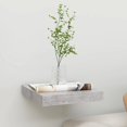 thumbnail image 1 of vidaXL Floating Wall Shelf Concrete Grey 23x23.5x3.8 cm MDF, 1 of 5