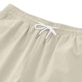 thumbnail image 3 of Plebaso Mens Casual Shorts Elastic Waist Summer Shorts Drawstring Solid Color Lounge Shorts with Pockets, 3 of 6