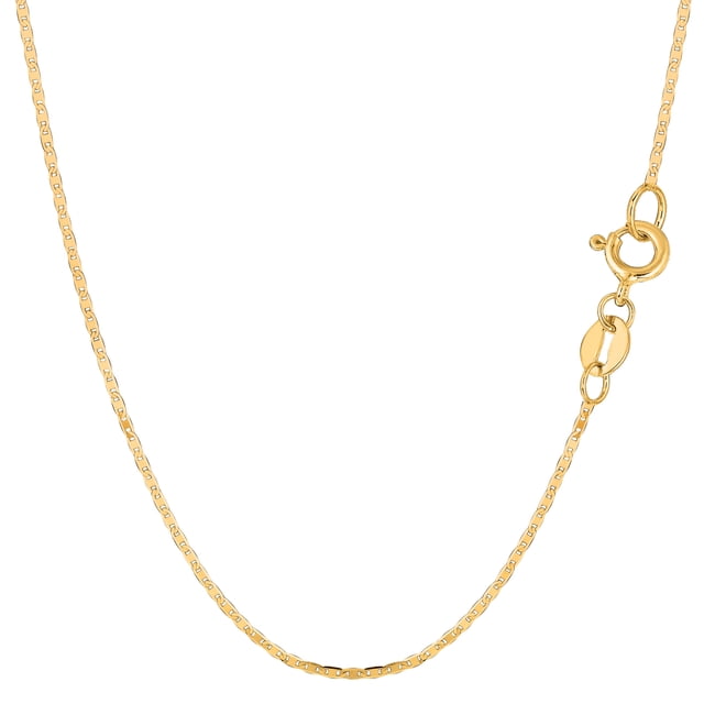 Collier Chaîne à Maillons Mariner en Or Jaune 14k, 1,2 mm, 18 Pouces