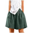 thumbnail image 1 of Plebaso Casual Shorts Womens High Waisted Wide Leg Shorts Loose Solid Color Summer Shorts with Pockets, 1 of 6