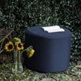 thumbnail image 2 of Jaxx Pouf d'Extérieur à Ressorts, Bleu Marine, 2 of 3