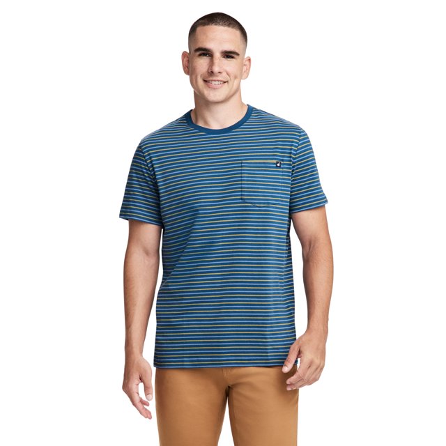 Jockey T-Shirt à Col Ras du Cou pour Hommes en Coton 100 % avec Poche Legacy