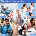 thumbnail image 4 of Cell Phone Running Armband Holder for iPhone,Galaxy,Google Pixel,LG.All 4~7 Inchs Smart Phones,360 Rotatable, Workout Universal Adjustable Arm Band, Strap/Pocket for Men Jogging Gym Riding, 4 of 7