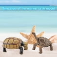 thumbnail image 4 of Modèle Tortue Sulcata Moule Texture Claire Vive Effet 3D Mer Océan Vie Simulation Modèle Animal pour Enfants, 4 of 6