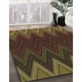 thumbnail image 3 of Ahgly Company Tapis Rectangulaire Lavable en Machine Rouge Nuit, 8 Pieds x 10 Pieds, 3 of 7