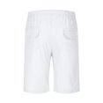 thumbnail image 5 of EOYWHK Big and Tall Linen Shorts for Men with Pockets,5" Inseam Summer Athletic Basketball Shorts,Quick Drying Breathable Elastic Waistband with Drawstring Pockets ,M-5XL, 5 of 5