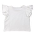 thumbnail image 2 of Infant Toddler Baby Girl Top Basic Plain Ruffle T-Shirt Blouse Casual Clothes, 2 of 3