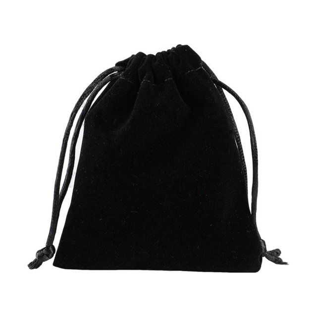 Drawstring Bag Storage Burlap Packaging Gift Corset Pouches Sack Sack Drawstring Jewelries Bundle Organize Candy Cosmetic Coins Black
