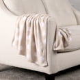 thumbnail image 2 of George Baby Taupe Sun Flannel Baby Blanket 30" x 36", 2 of 4