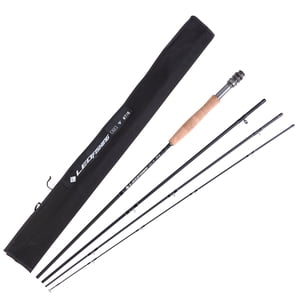 LEO 4-Section 9ft Fly Fishing Rod with Carbon Fiber Build & Cork Handle, Lightweight & Durable for #7/8 Line, 2.7M Length, 75cm Retracted, Includes Storage Sack