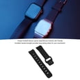 thumbnail image 3 of Football Texture Quick Release Silicone Watch Band, Replacement Silicone Band, Dual Color for Galaxy Watch 6 5 4, Cracked Design Offers Fit for Smartwatch, 3 of 7