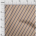 thumbnail image 1 of oneOone Silk Tabby Fabric Diagonal Stripe Print Sewing Fabric BTY 42 Inches Wide, 1 of 1