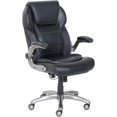 thumbnail image 1 of Ergonomic Office Chair  -Back Bonded Leather with Flip-Up Arms and Lumbar Support, 1 of 6