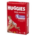 thumbnail image 3 of Huggies Little Movers Baby Diapers, Econo pack, Size 5 (27+ lbs), 132 Count, 3 of 8
