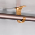 thumbnail image 3 of Hooks Storage Solution for Ceiling Curtain Rod 6Pcs Installation Hook Hanger Bracket Rose Gold for Durable Support and Organization, 3 of 3