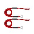 thumbnail image 3 of jinwen 2 X Bungee Dock Line 1.2M Accessoire Nylon avec Boucle Clip Amarrage Corde Heavy Duty Rouge, 3 of 9