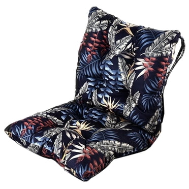 Back Chair Cushion Seat Back Chair Cushion for Patio Home Courtyard Light Blue