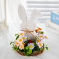 thumbnail image 4 of Binwennn Easter Bunny Decoration Wooden Table Centerpiece Rabbit Easter Tabletop Spring Decoration Farmhouse Easter Decorations For Home Kitchen Dining Room Keepsake Christmas Ornament Christmas Bulbs, 4 of 8