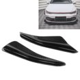 thumbnail image 4 of Bumper Spoiler, Front Bumper Canard Left Right Pair Weather Proof  Replacement For MK8 Standard 2021+ For Modification Glossy Black,Carbon Fiber Style, 4 of 8