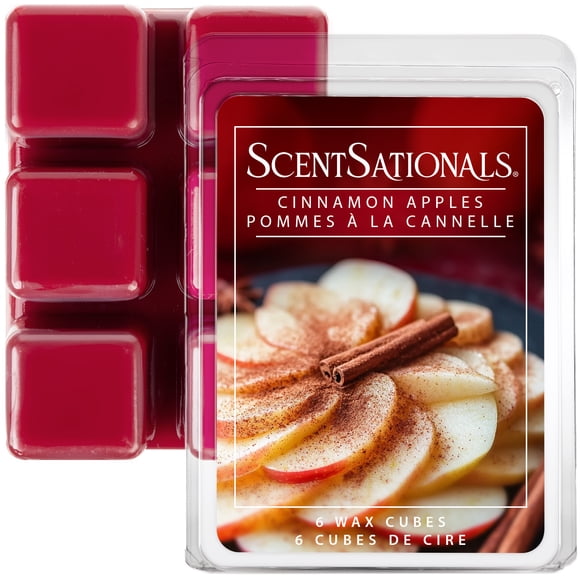 Cubes de cire parfumée ScentSationals - Pommes à la cannelle
