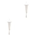 thumbnail image 1 of Thinsony Lightweight And Portable Macrame Planter Wall Hanging Basket Versatile Solution white 22-1 2Set, 1 of 6