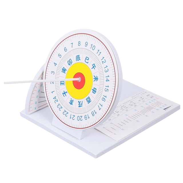OUNONA 1 Set of Scientific Sundial Clock Solarium Model Home Decoration