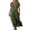 14-green summer dresses for women, variant on UPPADA Women's Summer Plus Size Dress Cotton Linen Flowy Maxi Dress Short Sleeve Casual Sundress V Neck Waist Wrap Dresses Flowy Beach Dress,Robe Elegante Pour Femme Chic Brown,XXL