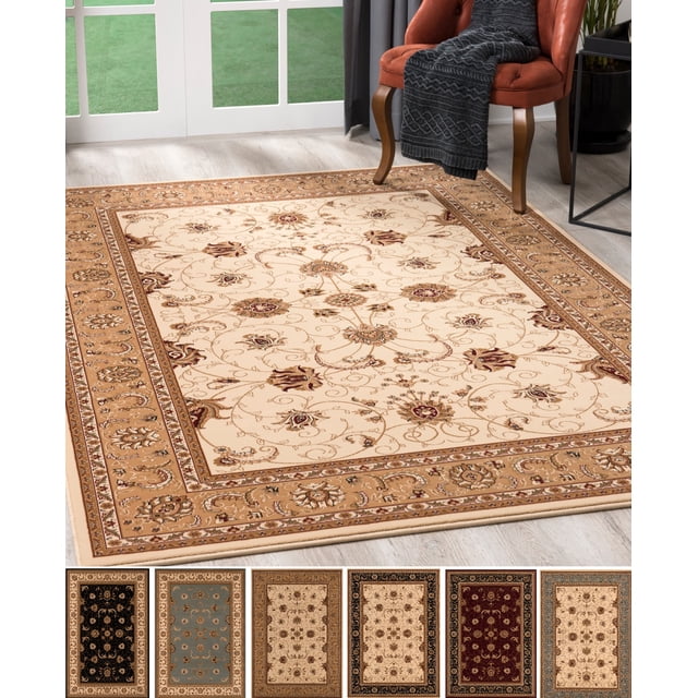 Rug Branch Majestic Vintage Persian High-Density Area Rug and Runner, Traditional - JA2117ACRBG28CL
