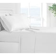 thumbnail image 2 of 400 Thread Count 3 Piece ( 1-Fitted Sheet + 2 - Pillow Cases ) Fitted Sheet 21 Inch Deep Pocket 100% Egyptian Cotton Color Black Stripe Pattern, 2 of 4