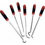 Performance Tool W942 Hook and Pick Tool Set With Straight Pick/ 90 Degree Pick/ Double Angle Pick/ Complex Pick/ Combination Pick/ Hook Pick; Set Of 6