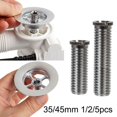 thumbnail image 4 of MYG 1/2/5pcs 35mm 45mm Kitchen Sink Basket Strainer Waste Threaded Screw Connector, 4 of 4