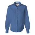 thumbnail image 1 of Van Heusen Chemise Oxford Sans Repassage pour Femmes, 2TG, Bleu Français Danois, 1 of 1