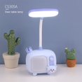 thumbnail image 3 of EIMELI Cute Deer Bunny Table Lamp Cartoon Animal Learning Eye Protection Night Light Teens Girls Boys Gift, 3 of 14