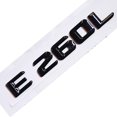 thumbnail image 1 of ZWEIP Car Rear Tail Emblem Number Letters Car Sticker For Mercedes Benz E260L E 260L Chrome Silver/ Matte Black, 1 of 2
