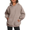 thumbnail image 1 of ORUYROP Womens Oversized Hoodies Fleece Sweatshirts Long Sleeve Sweaters Pullover Fall Clothes with Pocket, 1 of 7