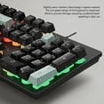 thumbnail image 3 of Upgraded Large Print Computer Keyboard, No Delay USB Wired Backlit Keyboard with Metal Panel, Full Size Large Letter Lighted Keyboard for PC Laptop Gaming Old People Teenager, 3 of 7