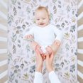 thumbnail image 4 of 2-Pack Jersey Mini Fitted Crib Sheets, Botanical, 4 of 9