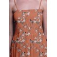 thumbnail image 3 of Bimba Robe à Bretelles Smockée en Georgette pour Femmes à Imprimé d'Oiseaux Blossom & Paradise Whydah - XX-Grand, 3 of 7