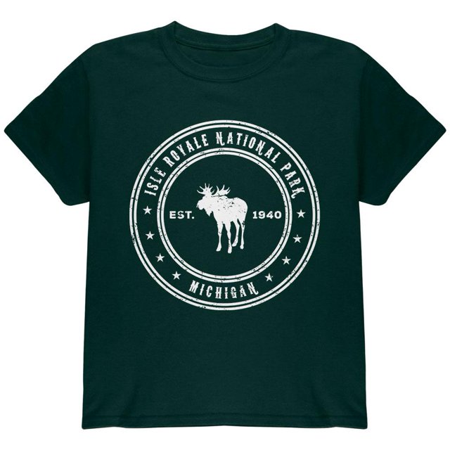 T-shirt Jeunesse Parc National de l'Isle Royale
