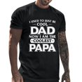 thumbnail image 1 of LUOGENLI T-shirts pour Homme pour Hommes Homme Printemps et Été Fête des Pères Décontracté Rétro Lettrage Impression Partielle T-Shirt Col Rond Manche Courte Haut 4TG T-shirts pour Hommes T-shirts Graphiques Fête de la Saint-Patrick Noir TG, 1 of 6