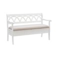 thumbnail image 1 of Harland Storage Bench, White, 1 of 9